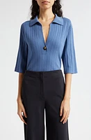 Vince Polo Sweater Azurite at Nordstrom,