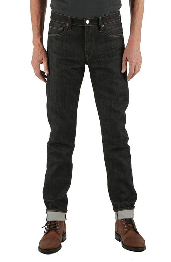 HIROSHI KATO The Pen Slim Fit 11.5-Ounce Air Stretch Selvedge Jeans Indigo Raw at Nordstrom,