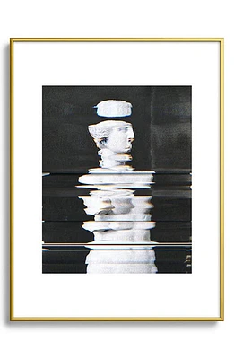 Deny Designs Digitex Triacotine 16 Framed Art Print in Golden Tones at Nordstrom