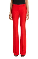 Alexander McQueen Leaf Crepe Slim Bootcut Pants at Nordstrom, Us