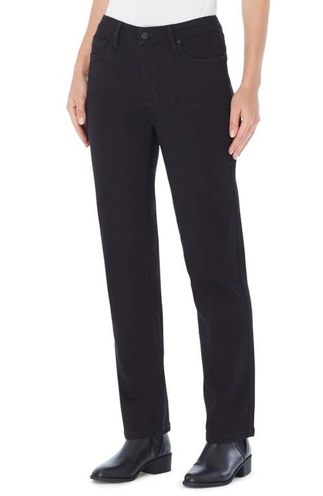 Jones New York Lexington Straight Leg Jeans Onyx Wash at Nordstrom,