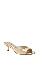 Katy Perry The Ladie Kitten Heel Slide Sandal Gold at Nordstrom,