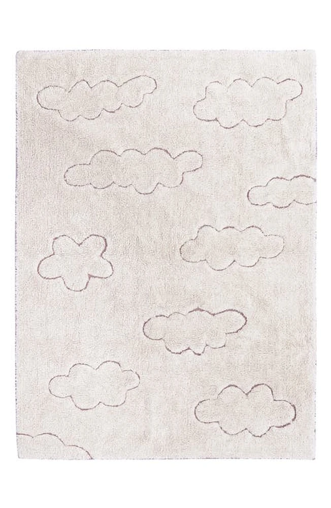 Lorena Canals RugCycled Clouds Washable Cotton Blend Rug in Natural Rugcycled Yarn at Nordstrom