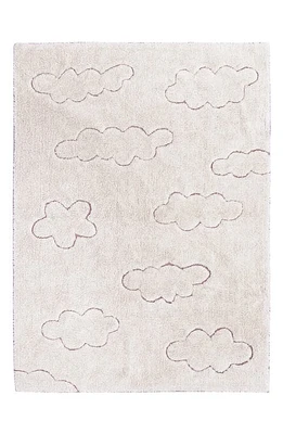 Lorena Canals RugCycled Clouds Washable Cotton Blend Rug in Natural Rugcycled Yarn at Nordstrom