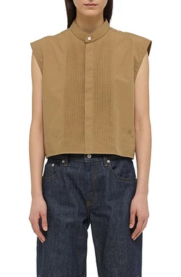 Helmut Lang Tux Bib Pintuck Top at Nordstrom,