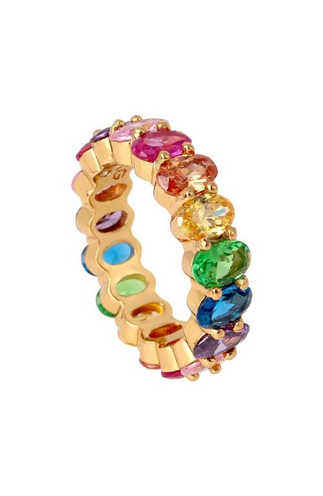 Kurt Geiger London Oval Crystal Ring Rainbow Multi at Nordstrom,