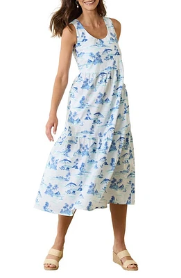 Tommy Bahama Nova Wave Beach Days Midi Sundress White at Nordstrom,