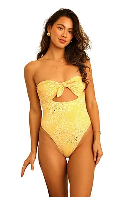 Dippin Daisys Devon One Piece Golden Ditsy at Nordstrom,