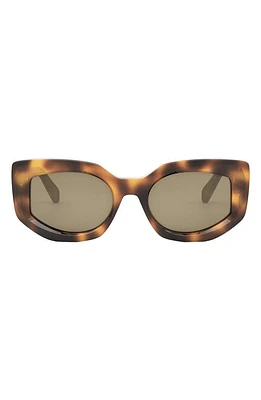 CELINE Butterfly 54mm Sunglasses in Blonde Havana /Brown at Nordstrom