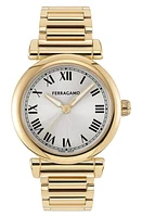 FERRAGAMO Allure Bracelet Watch, 36mm in Ip Yellow Gold at Nordstrom