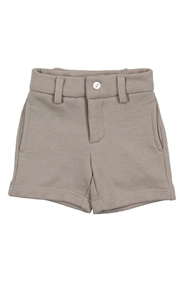 Manière Kids' Montee Cotton Knit Shorts in Grey at Nordstrom, Size 6