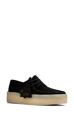 Clarks(r) Clarks Wallabee Chukka Sneaker Black Nubuck at Nordstrom,