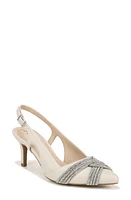 LifeStride Social Event Crystal Slingback Pump Bone at Nordstrom,