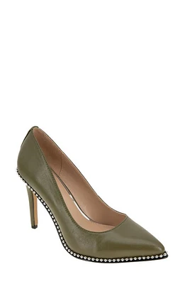 bcbg Holli Pointed Toe Pump Dark Olive at Nordstrom,