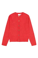 THE NEW Kids' Eve Glitter Cardigan Bright Red at Nordstrom, Y