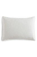 Calvin Klein Essential Washed Jacquard Pillow Sham in Beige/Tan at Nordstrom