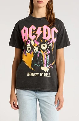 Merch Traffic AC/DC Graphic T-Shirt Charcoal Grey at Nordstrom,