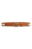 rag & bone Boyfriend Leather Canvas Belt at Nordstrom,