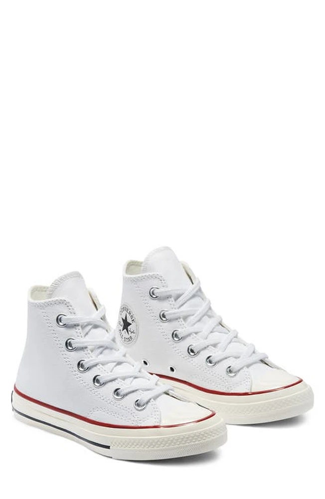 Converse Chuck Taylor All Star 70 High Top Sneaker White/Garnet/Eg at Nordstrom, M