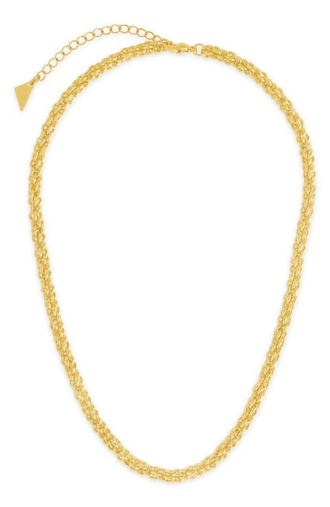 Sterling Forever Yara Chain Necklace in Gold at Nordstrom