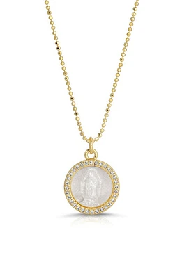 Joy Dravecky Petite Mother Mary Pendant Necklace in Gold at Nordstrom