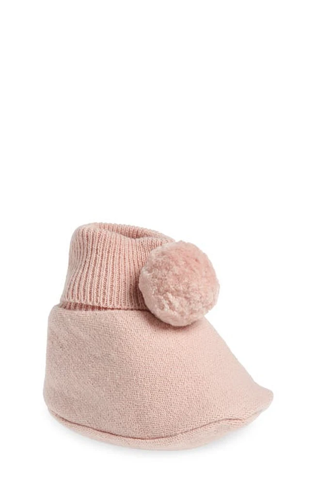 Pink Lemonade Pompom Cotton Bootie at Nordstrom