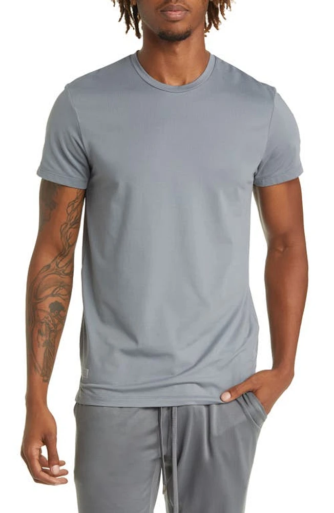 Barbell Apparel Men's Split Hem T-Shirt Slate at Nordstrom,