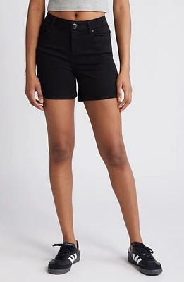 1822 Denim Better Butter High Waist Shorts Black at Nordstrom,