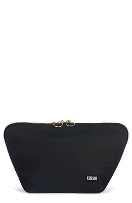 KUSSHI Vacationer Makeup Bag in Black/Cool Grey at Nordstrom