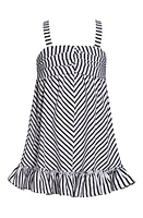 Truly Me Stripe Sundress White Multi at Nordstrom,