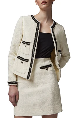 LK Bennett Charlee Tweed Jacket Cream at Nordstrom, Us