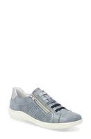 REMONTE Louann Zip Sneaker Blue/Silver/Blue at Nordstrom,