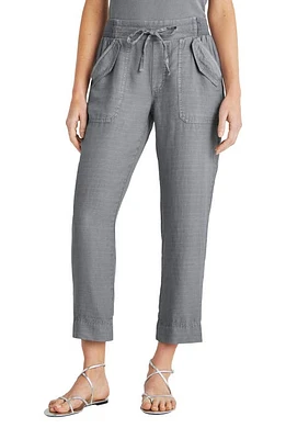 Splendid Collins Tie Waist Ankle Pants in Grey Mist at Nordstrom, Size X-Large