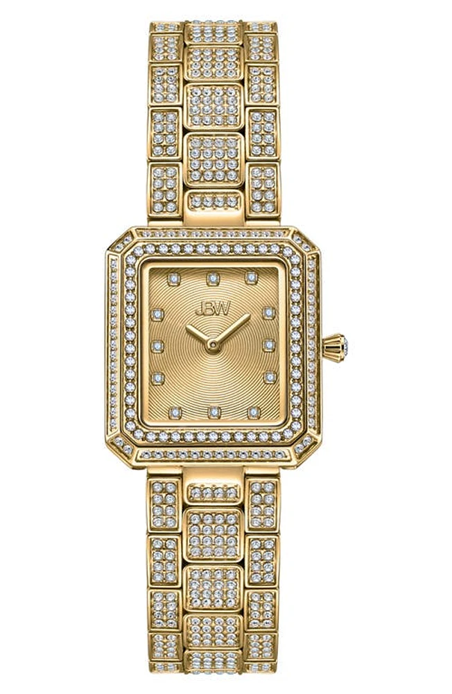 JBW Arc Diamond Bracelet Watch, 23mm in Gold at Nordstrom