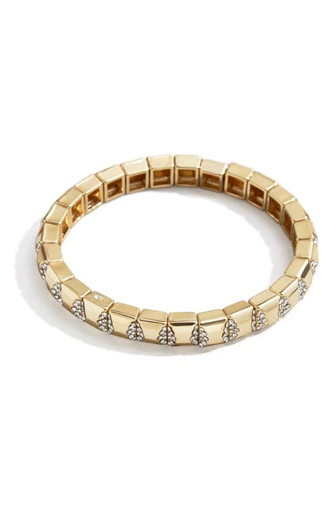 BaubleBar Pavé Crystal Stretch Bracelet in Gold at Nordstrom