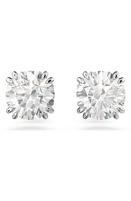 Swarovski Constella Stud Earrings in Silver /Clear Crystal at Nordstrom