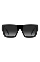 Missoni 53mm Rectangular Sunglasses in Black/Grey Shaded at Nordstrom