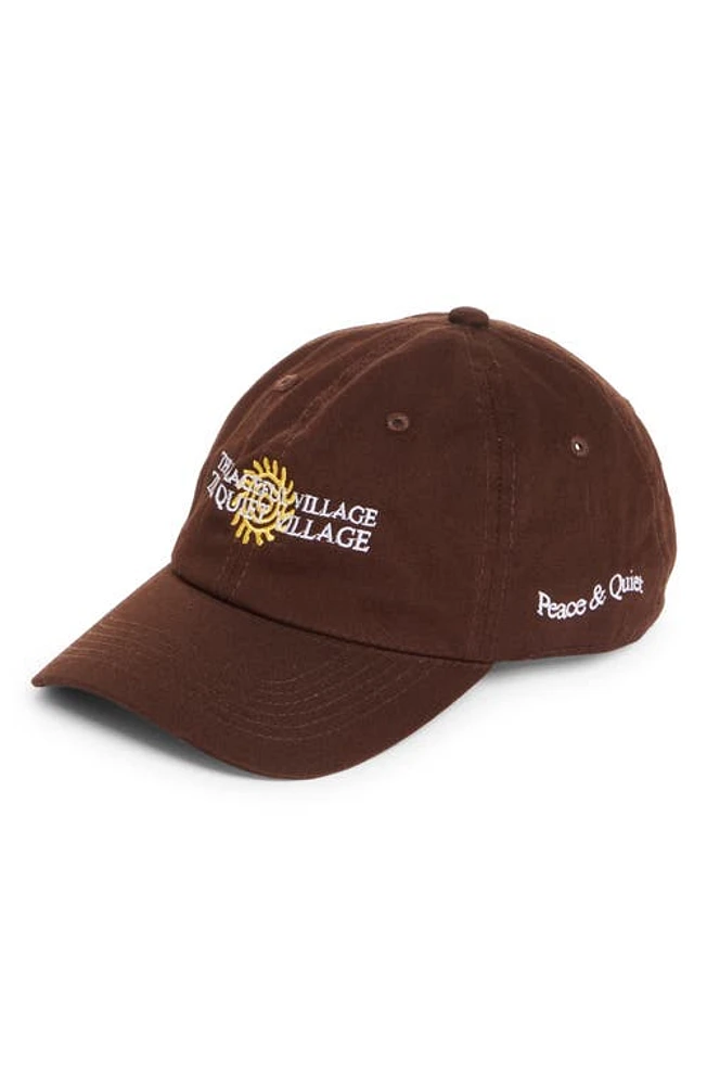 Museum of Peace & Quiet x Disney 'The Lion King' Peaceful Village Embroidered Baseball Cap in Brown at Nordstrom