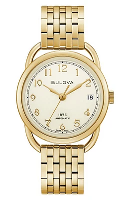 Joseph Bulova Commodore Bracelet Watch in Gold-Tone at Nordstrom