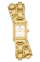 Tory Burch The Eleanor Mini Bracelet Watch & Bracelet Set, 28mm in Gold at Nordstrom, Size 19 Mm