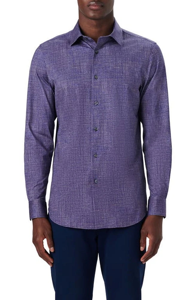 Bugatchi OoohCotton Print Button-Up Shirt at Nordstrom,