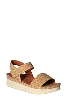 L'Amour des Pieds Abrilla Slingback Platform Wedge Sandal Bright Multi at Nordstrom,