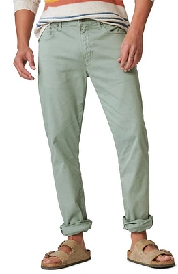 Lucky Brand 410 Athletic Sateen Straight Leg Jeans Cadet Green at Nordstrom, X 32