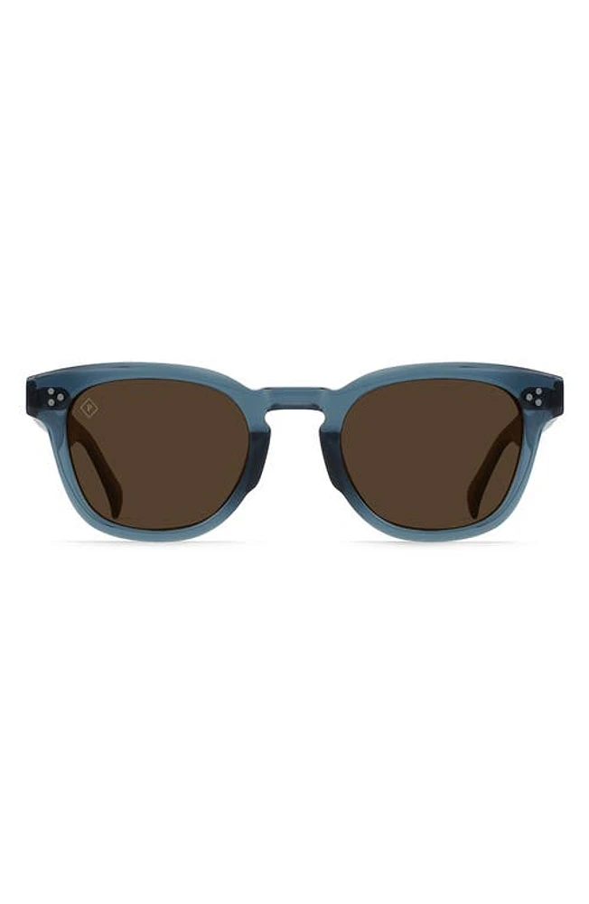 RAEN Squire 49mm Polarized Round Sunglasses in Absinthe/Vibrant Brown Polar at Nordstrom