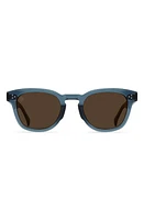 RAEN Squire 49mm Polarized Round Sunglasses in Absinthe/Vibrant Brown Polar at Nordstrom