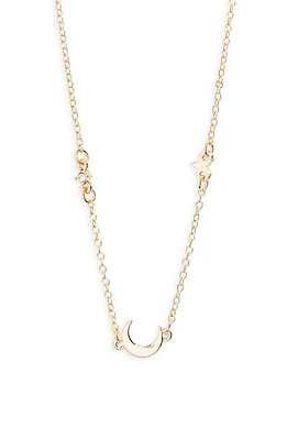 BP. Moon & Star Necklace in Gold at Nordstrom