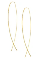 Lana Jewelry Flat Upside Down Hoop Earrings in Yellow Gold at Nordstrom