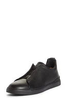 ZEGNA Triple Stitch Deerskin Leather Slip-On Sneaker at Nordstrom