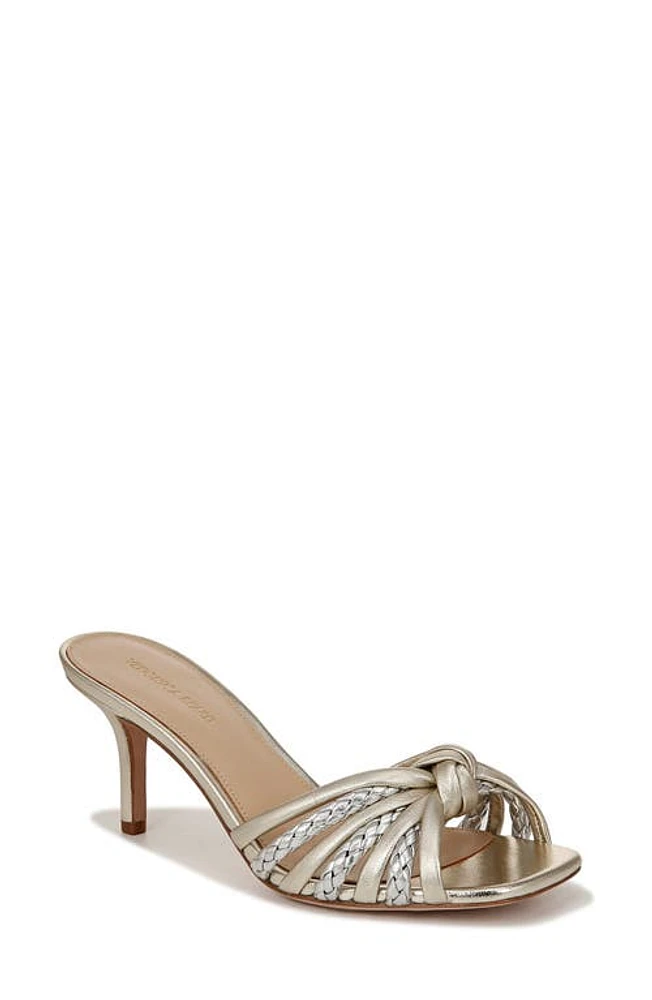 Veronica Beard Misa Slide Sandal Platinum/Silver at Nordstrom,