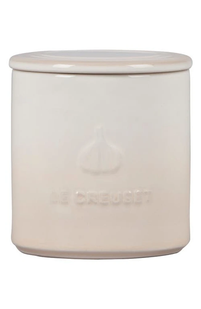 Le Creuset Stoneware Garlic Keeper in Meringue at Nordstrom, Size 14 Oz